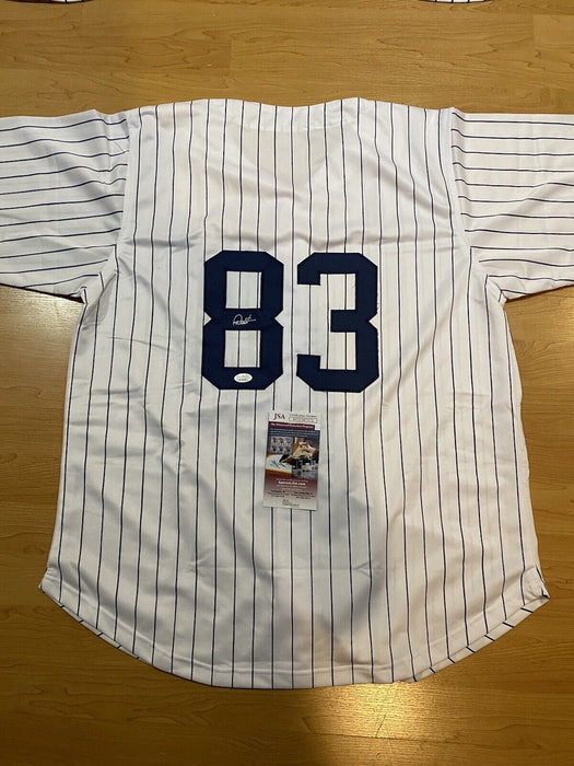 Deivi Garcia New York Yankees Autographed Custom Jersey JSA