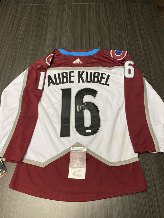 Nicolas Aube Kubel Colorado Avalanche Autographed Custom Jersey JSA
