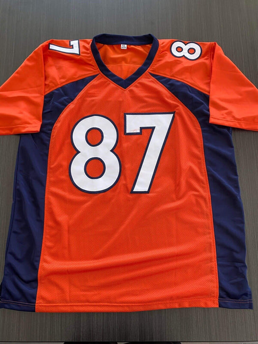 Noah Fant Denver Broncos Autographed Custom Jersey Beckett