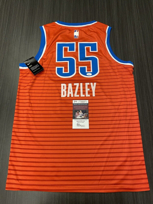 Darius Bazley Oklahoma City Thunder Autographed Custom Jersey JSA