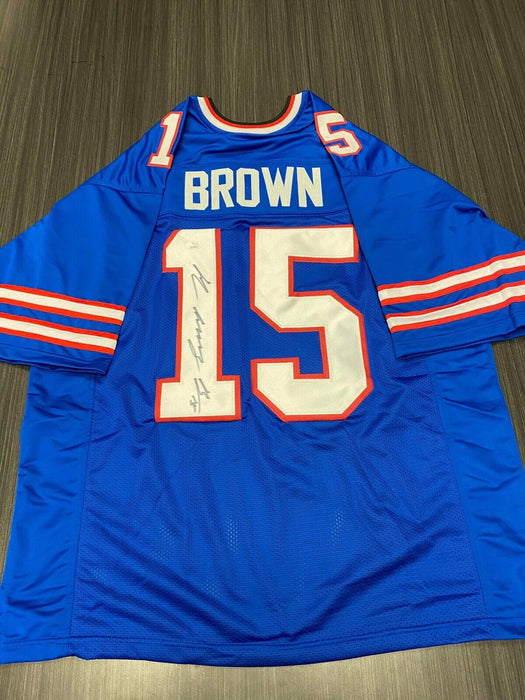 John Brown Buffalo Bills Autographed Custom Jersey JSA