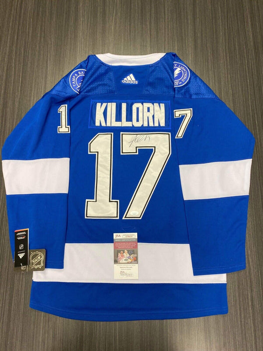 Alex Killorn Tampa Bay Lightning Autographed Custom Jersey JSA
