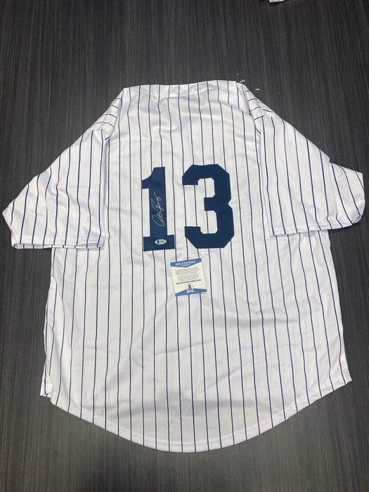Alex Rodriguez New York Yankees Autographed Custom Jersey Beckett