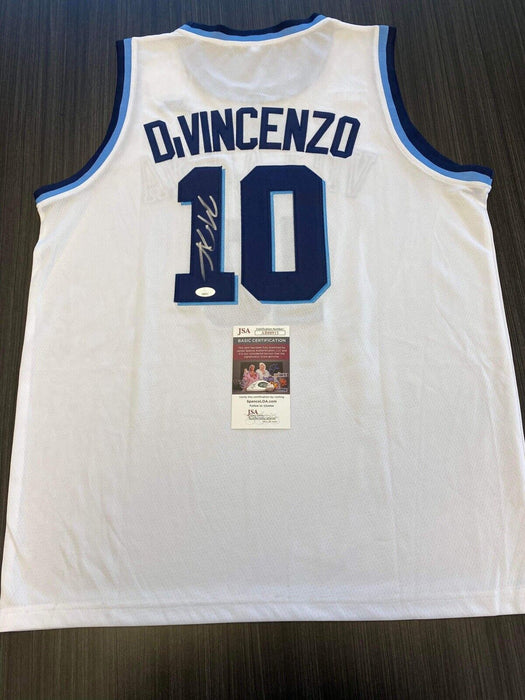 Donte DiVincenzo Villanova Wildcats Autographed Custom Jersey JSA