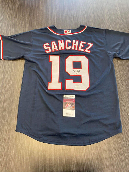 Anibal Sanchez Washington Nationals Autographed Custom Jersey JSA