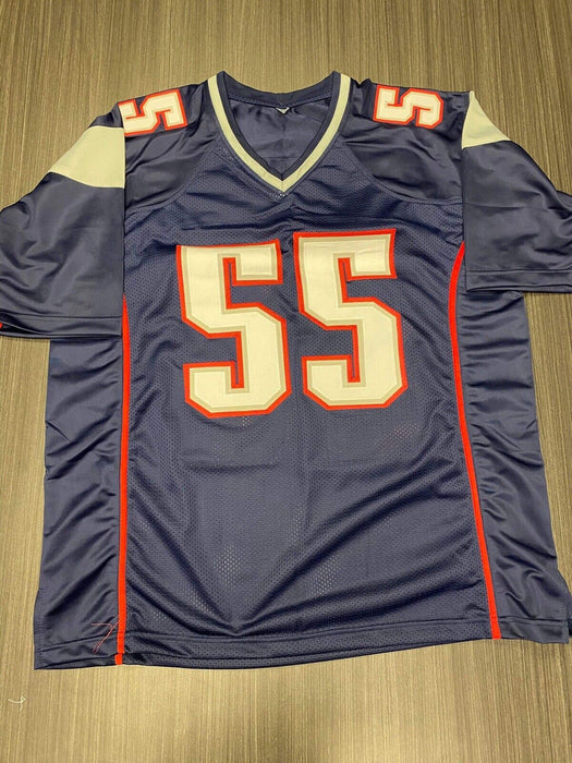 Willie McGinest New England Patriots Autographed Custom Jersey Beckett