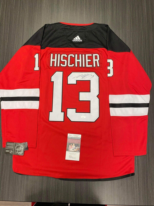 Nico Hischier New Jersey Devils Autographed Custom Jersey JSA