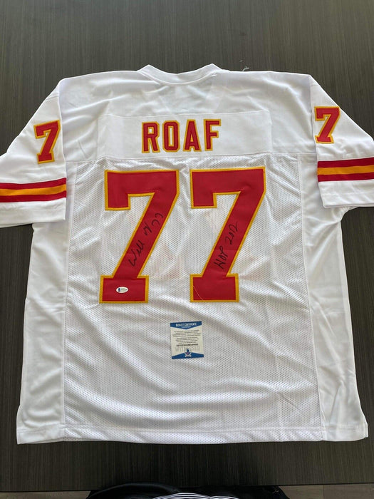 Willie Roaf Kansas City Chiefs Autographed Custom Jersey Beckett Inscribed