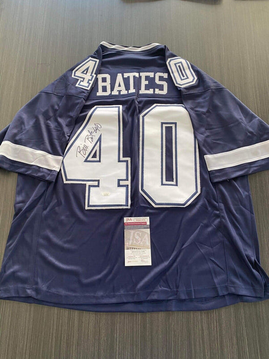 Bill Bates Dallas Cowboys Autographed Custom Jersey JSA