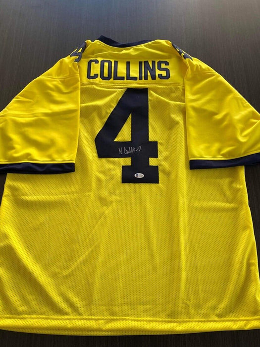 Nico Collins Michigan Wolverines Autographed Custom Jersey Beckett