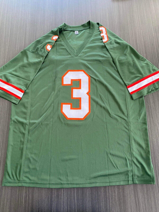 Frank Gore Miami Hurricanes Autographed Custom Jersey JSA