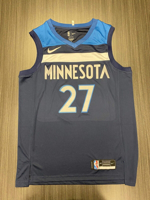 Rudy Gobert Minnesota Timberwolves Autographed Custom Jersey JSA