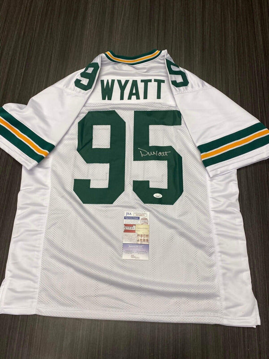 Devonte Wyatt Green Bay Packers Autographed Custom Jersey JSA