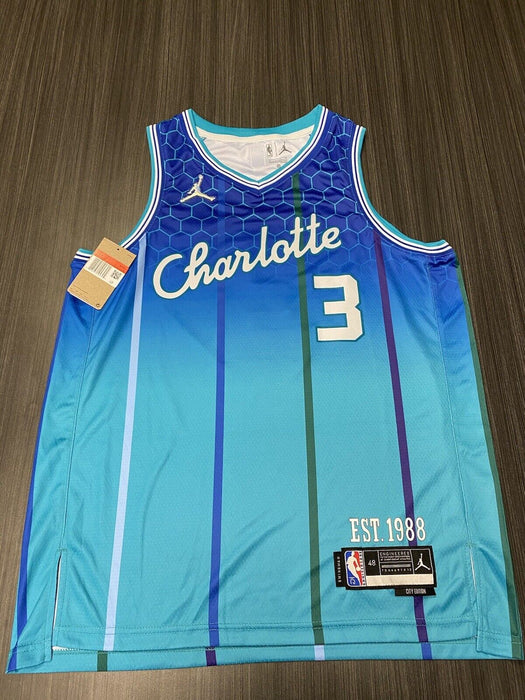 Terry Rozier Charlotte Hornets Autographed Custom Jersey JSA
