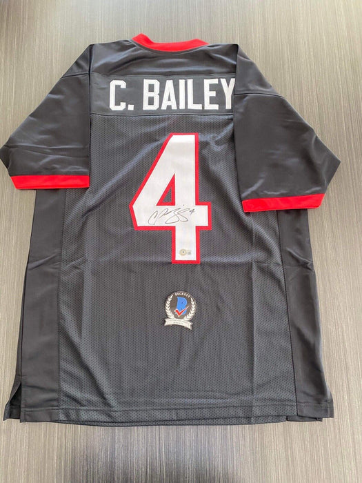 Champ Bailey Georgia Bulldogs Autographed Custom Jersey Beckett