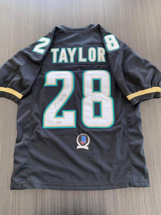 Fred Taylor Jacksonville Jaguars Autographed Custom Jersey Beckett