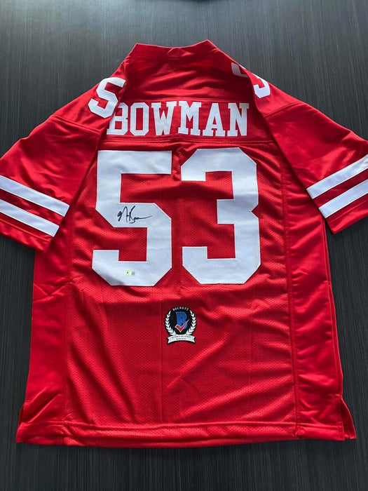 NaVorro Bowman San Francisco 49ers Autographed Custom Jersey Beckett