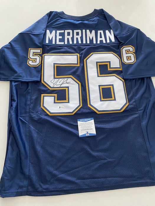 Shawne Merriman Los Angeles Chargers Autographed Custom Jersey Beckett