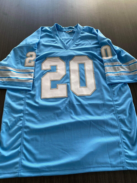 Billy Sims Detroit Lions Autographed Custom Jersey JSA Inscribed