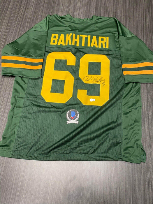 David Bahktiari Green Bay Packers Autographed Custom Jersey Beckett