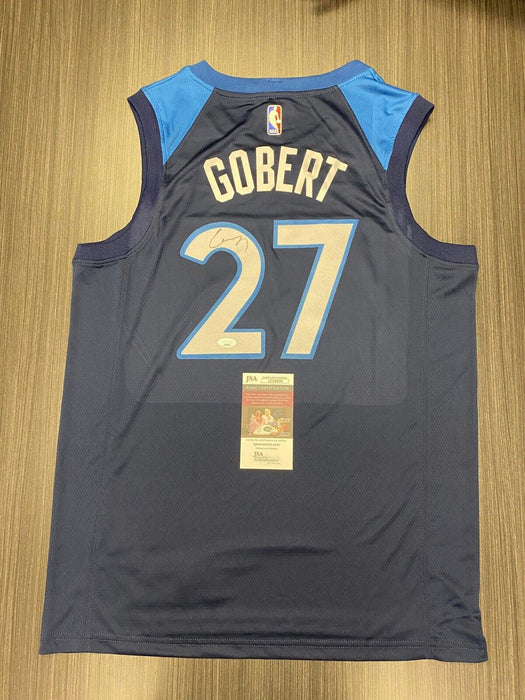 Rudy Gobert Minnesota Timberwolves Autographed Custom Jersey JSA