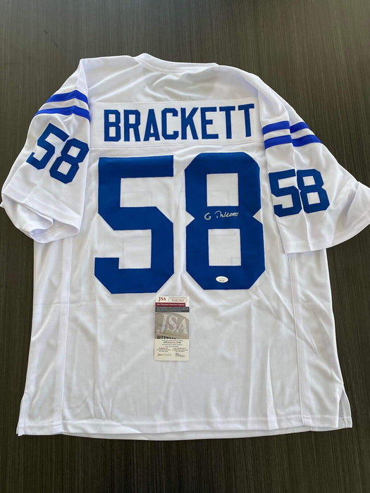 Gary Brackett Indianapolis Colts Autographed Custom Jersey JSA