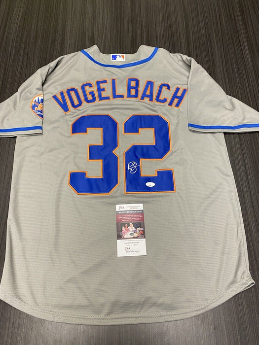 Dan Vogelbach New York Mets Autographed Custom Jersey JSA