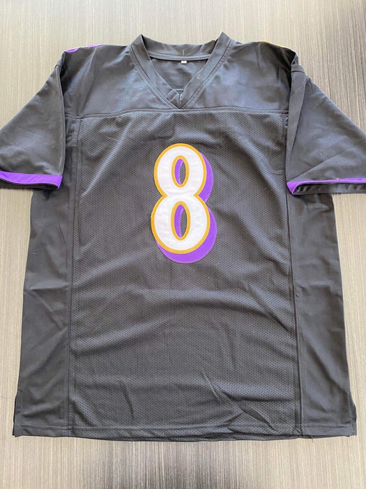 Lamar Jackson Baltimore Ravens Autographed Custom Jersey JSA