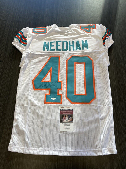 Nik Needham Miami Dolphins Autographed Custom Jersey JSA