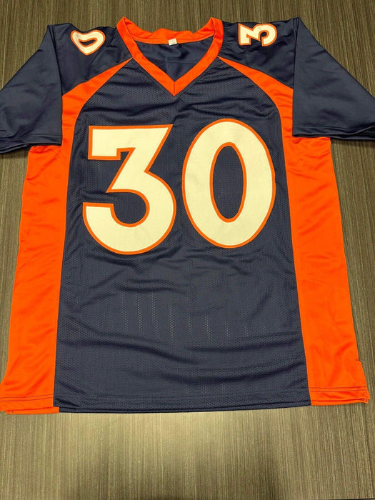 Caden Sterns Denver Broncos Autographed Custom Jersey JSA