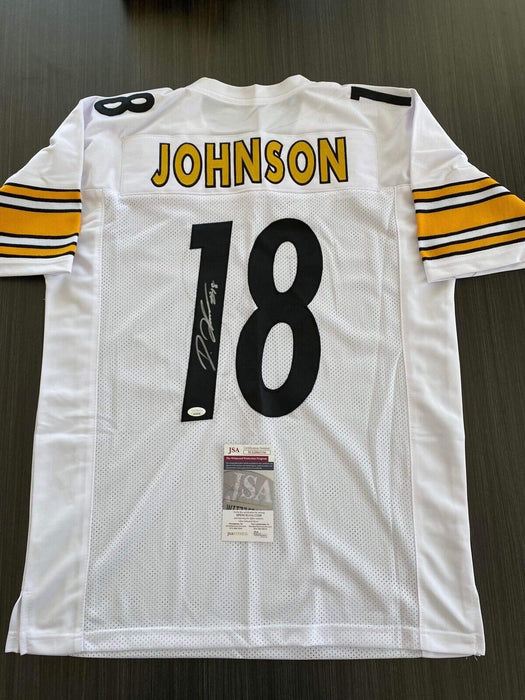 Diontae Johnson Pittsburgh Steelers Autographed Custom Jersey JSA