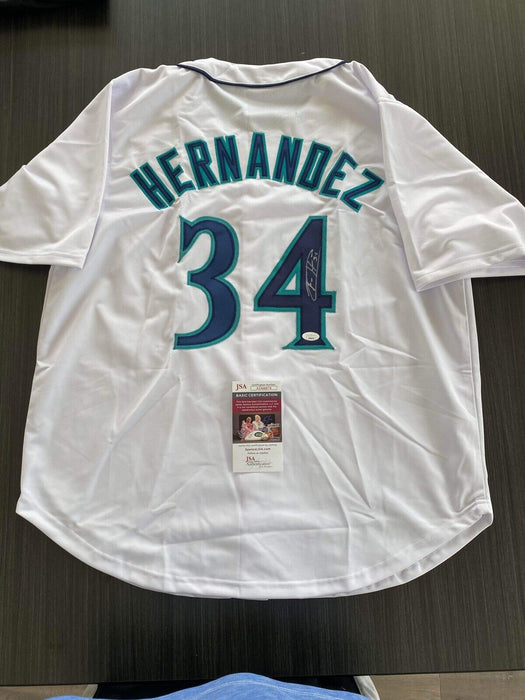 Felix Hernandez Seattle Mariners Autographed Custom Jersey JSA