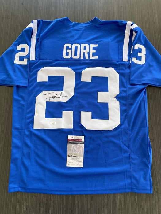 Frank Gore Indianapolis Colts Autographed Custom Jersey JSA