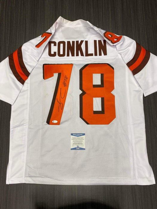 Jack Conklin Cleveland Browns Autographed Custom Jersey Beckett