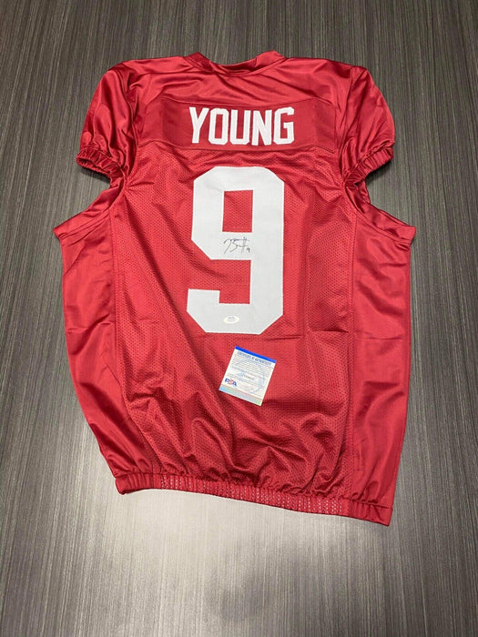 Bryce Young Alabama Crimson Tide Autographed Custom Jersey PSA