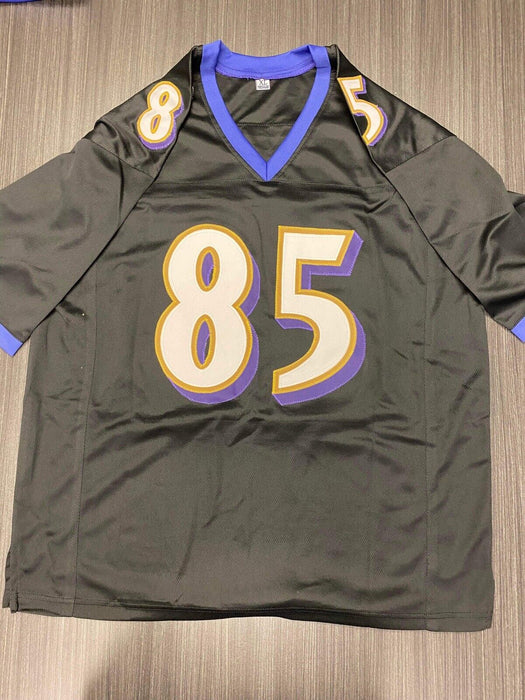 Derrick Mason Baltimore Ravens Autographed Custom Jersey JSA