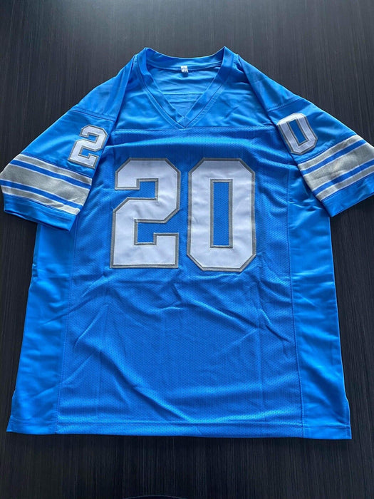 Billy Sims Detroit Lions Autographed Custom Jersey JSA Inscribed