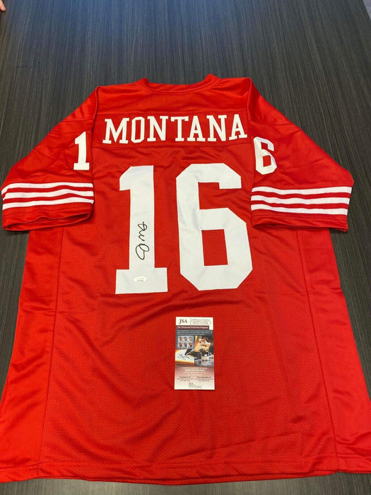 Joe Montana San Francisco 49ers Autographed Custom Jersey JSA