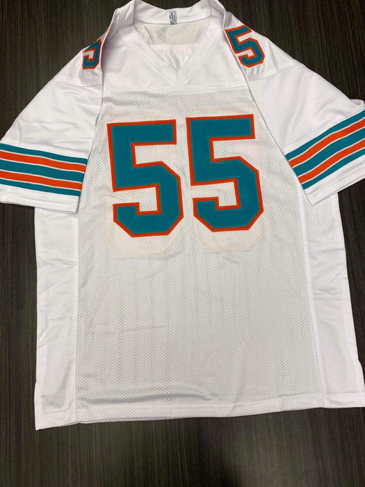 Jerome Baker Miami Dolphins Autographed Custom Jersey JSA