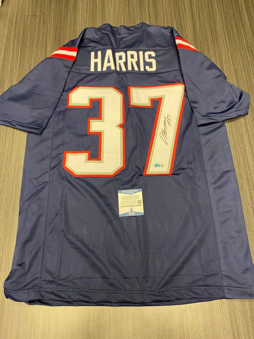 Damien Harris New England Patriots Autographed Custom Jersey Beckett