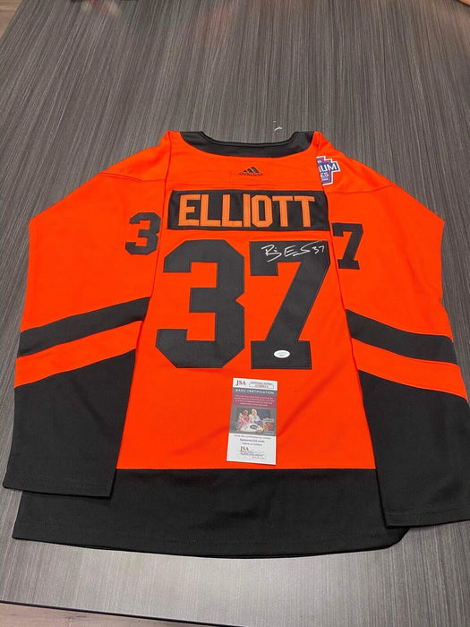 Brian Elliott Philadelphia Flyers Autographed Custom Jersey JSA