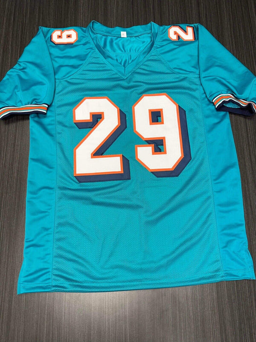 Sam Madison Miami Dolphins Autographed Custom Jersey JSA