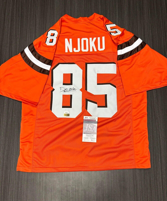 David Njoku Cleveland Browns Autographed Custom Jersey JSA