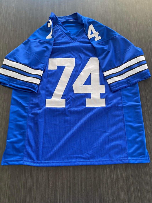 Bob Lilly Dallas Cowboys Autographed Custom Jersey JSA