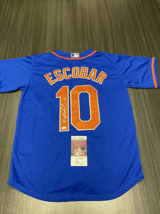 Eduardo Escobar New York Mets Autographed Custom Jersey JSA