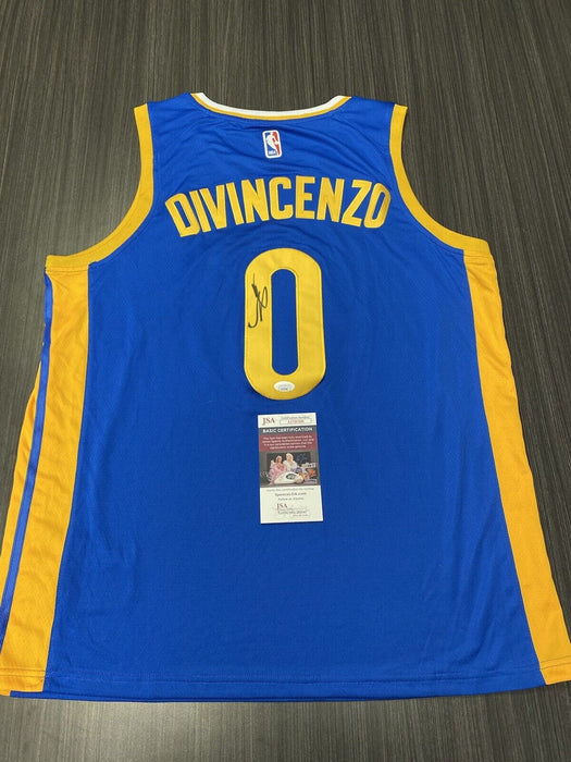 Donte Divincenzo Golden State Warriors Autographed Custom Jersey JSA