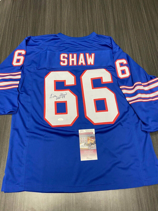 Billy Shaw Buffalo Bills Autographed Custom Jersey JSA Inscribed