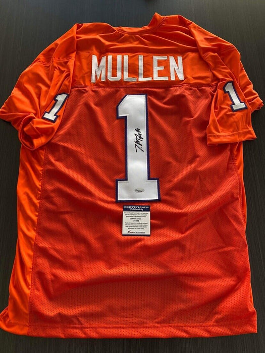 Trayvon Mullen Clemson Tigers Autographed Custom Jersey Sports Collectibles