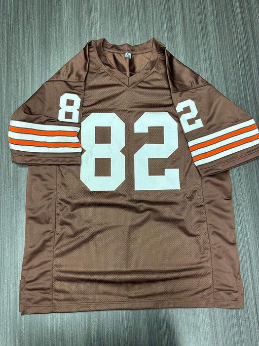 Ozzie Newsome Cleveland Browns Autographed Custom Jersey JSA
