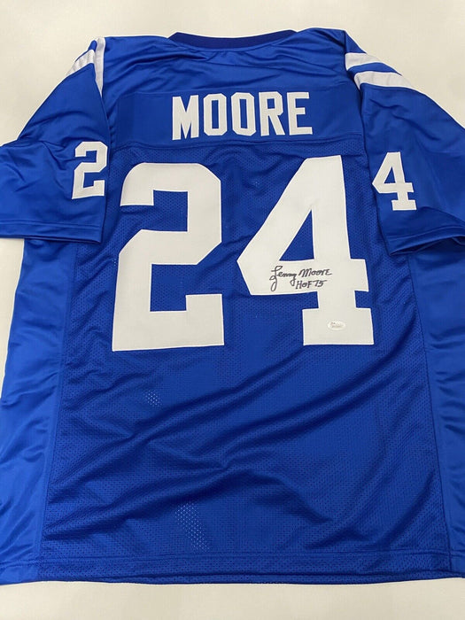 Lenny Moore Indianapolis Colts Autographed Custom Jersey JSA